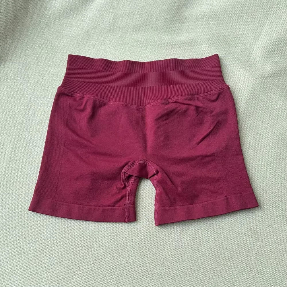 Impacts Shorts Set Workout Scrunch Shorts Sets Halter Sports Fitness Clothes Gym Suit Scrunch Shorts