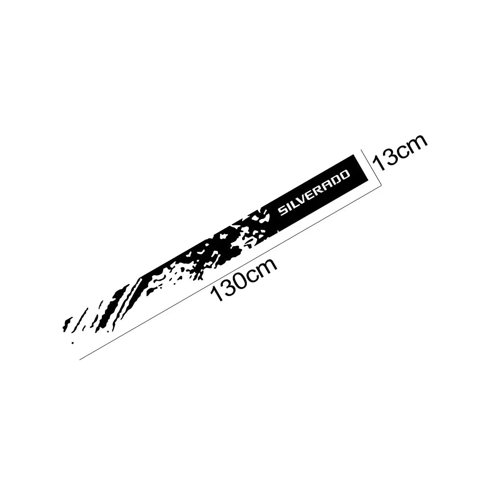 Car Sticker Pickup Back Door Tailgate Vinyl Decor Decals Tuning Accessories Decoration For Chevrolet Silverado 1500 2500HD Z71