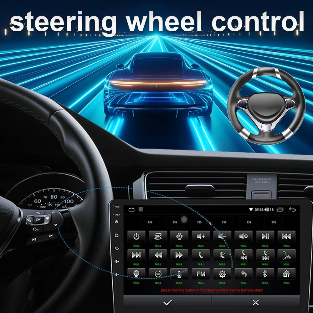 Car Stereo with Apple CarPlay & Android Auto, Compatible with Dodge Caliber (2007-2010)