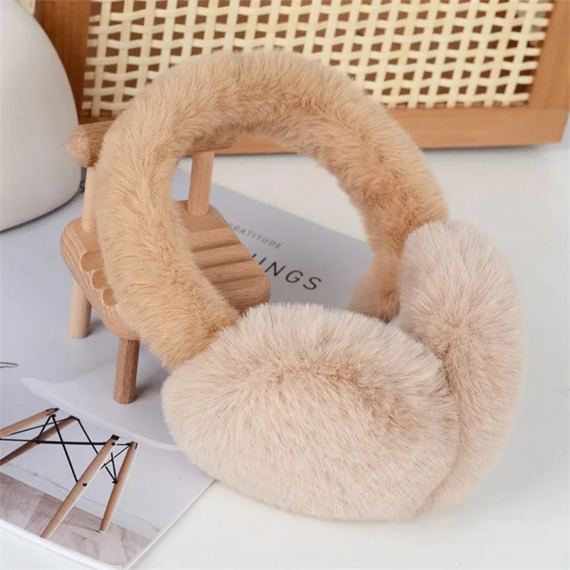 2024 Fashion Autumn Winter Earmuffs Women Men Warm Cute Plush Solid Color Ear Muffs Outdoor Cold Protection Ear-Muffs Ear Cover