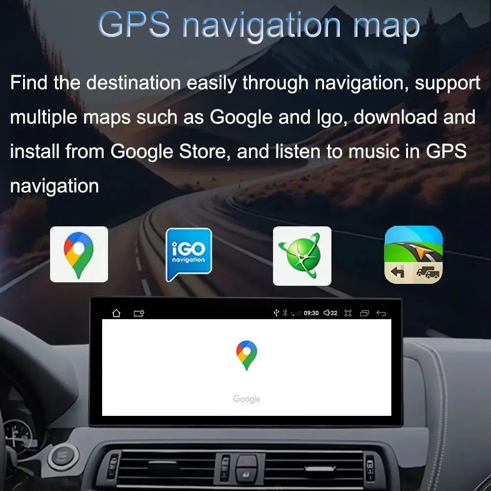 Android CarPlay Stereo for BMW 3/4 Series F30 F31 F32 F33 F34 F36 (2013–2019) — Android Auto, GPS, DSP, 4G