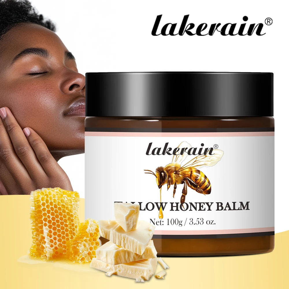 Tallow & Honey Balm for Dry, Itchy Skin - Moisturizing Face & Body Cream