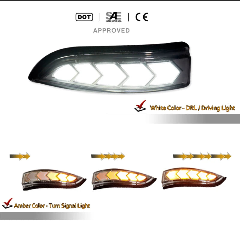 For Toyota AQUA COROLLA AXIO FIELDER AURIS PREMIO ALLION PRIUS C VITZ LED Dynamic Turn Signal Light Rearview Mirror Indicator