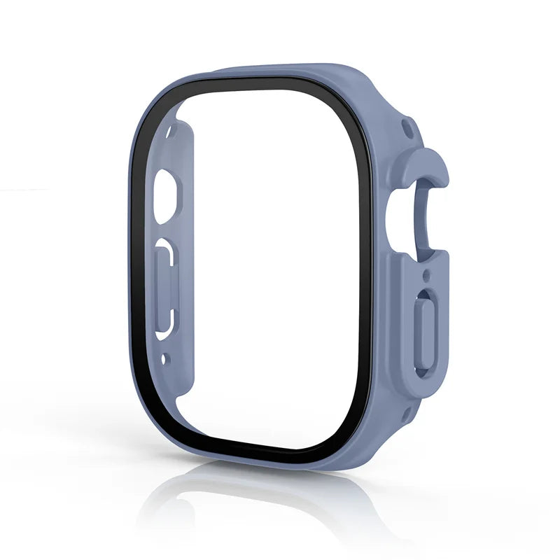 For Apple Watch Ultra 3 49mm 2026 PC Bumper+Screen Protector Tempered Glass+Cover for apple watch Case ultra 2/Ultra Accessories