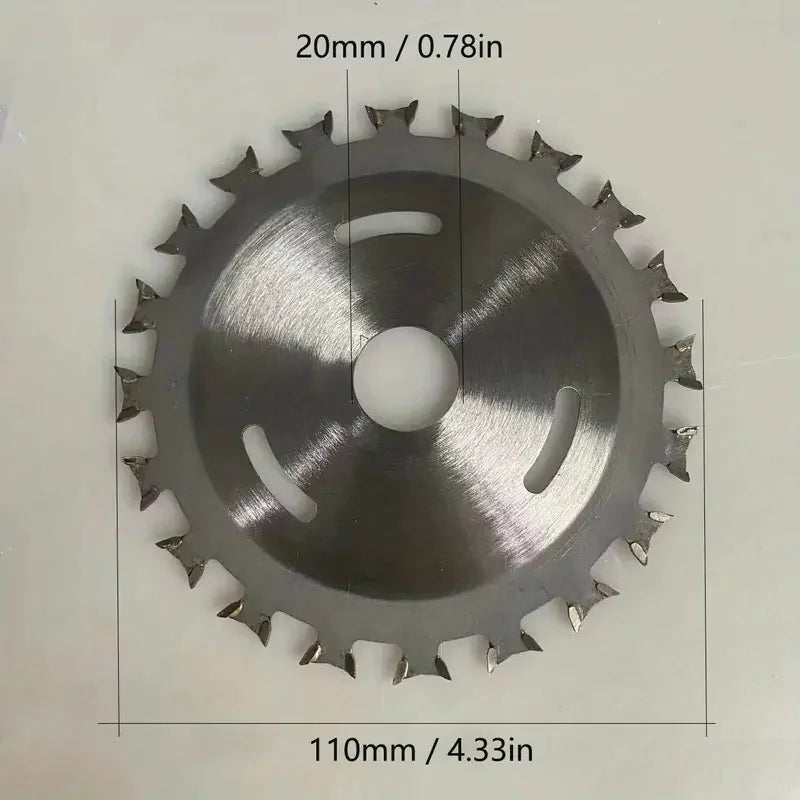 Professional Alloy Woodworking Double Side Saw Blade 20Sawteeth Sharp Carbide Cutting Disc Wood Cutting Saw Blade