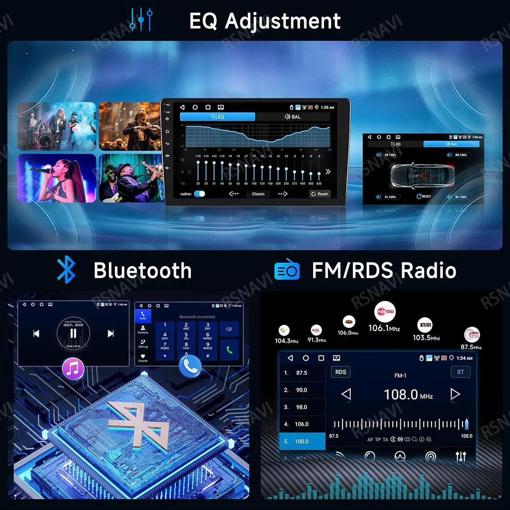 Car Radio Android 15 For Chevrolet Silverado GMC Sierra 2014 2015 2016 2017 2018 5G WIFI Viedo Player DSP Wireless RDS QLED IPS