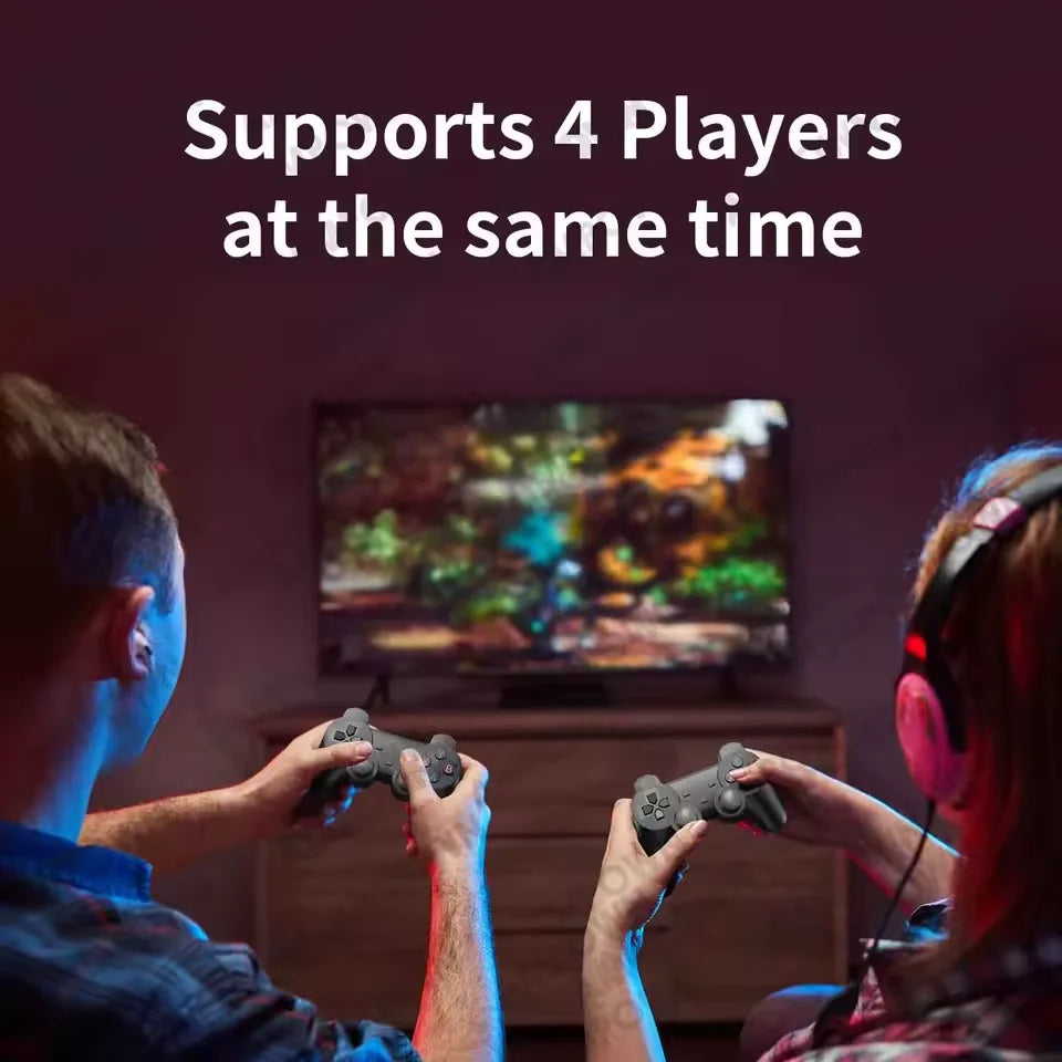 LZAKMR S1 Dual-System Game Console — Windows 11, Plug-and-Play TV, Wireless Controller