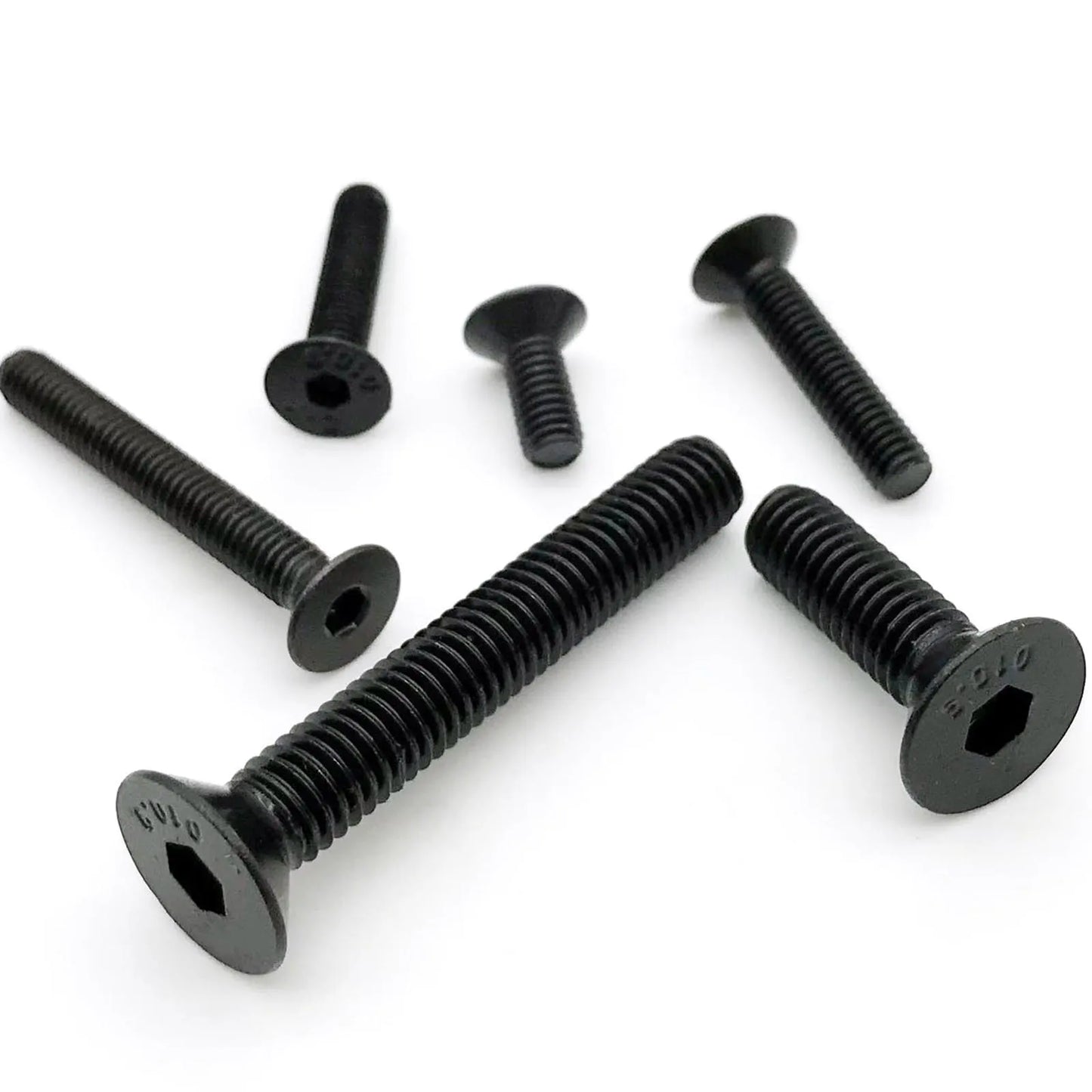M1.6 M2 M2.5 M3 M4 M5 M6 M8 Black Grade 10.9 Steel DIN7991 Hexagon Hex Socket Head Flat Countersunk Allen Bolt Screw