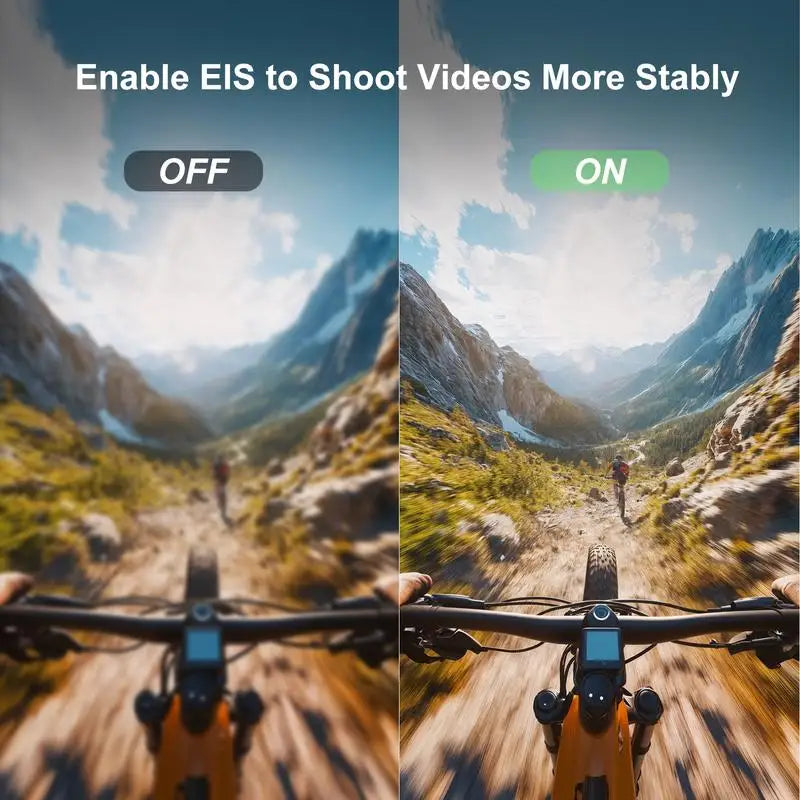 ANSVICAM 5K Mini Action Camera — EIS Stabilised Dual-Screen Body Cam