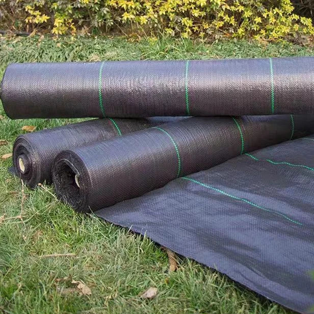 Woven weed control fabric, Weed barrier fabric, Heavy-duty, Anti slip outdoor mat, Plant protective cover, Weed control and pest