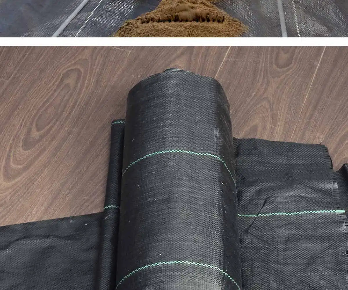 PP Woven Weed Control Fabric for Plant Anti Grass Agricultural Mulch Cloth Greenhouse Weeding Mat Water Permeable Ground Cover