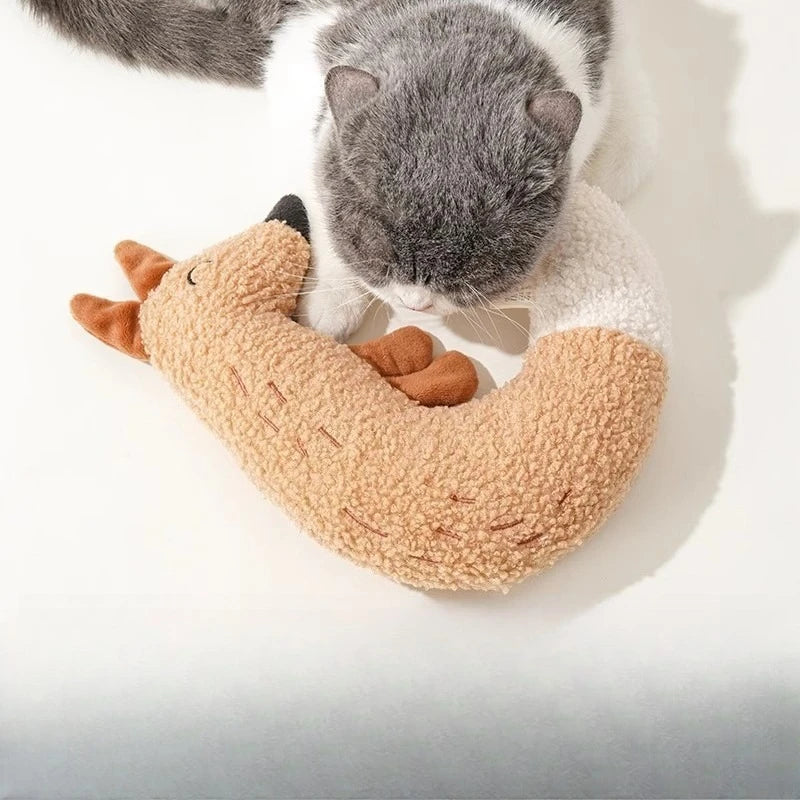 Canvas Plush Squeaky Toy for Cats & Dogs - Animal Chew Doll – photo 4