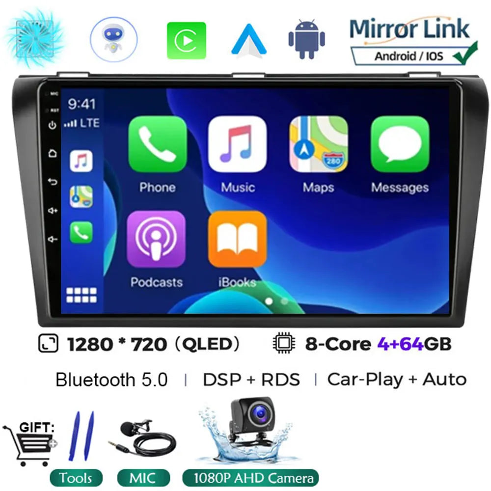 Android 16 Car Radio For Mazda 3 2026 2026 2026 2026 2026 2026 2din with BOSE Multimedia Player Carplay Stereo GPS Head Unit