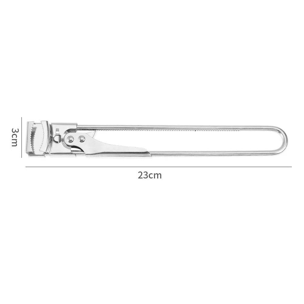New Adjustable Stainless Steel Can Opener Rotating Non-slip Bottle Opener Twist Multifunctional Manual Can Opener Kitchen Tool