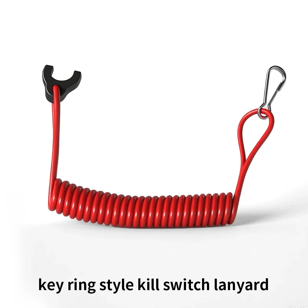 Motorboat Engine Emergency Stop Lanyard Floating Safety Wrist Cord Key for Jet Ski Wave Runner in Boating Emergency Situations