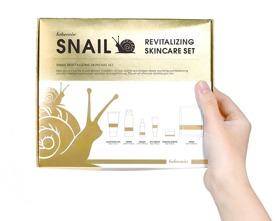 Snail Collagen Skin Care Set Deeply Nourishing Skin Long Lasting Hydrating Deep Cleaning Improve Elasticity Face Care Kits