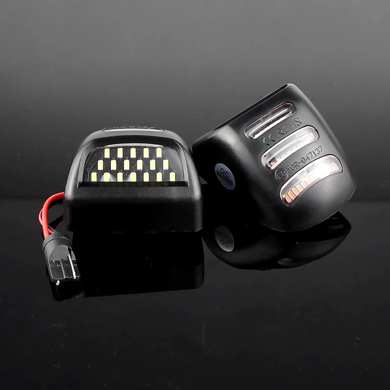LED License Plate Lights 6000K (2-Pack) — Chevrolet Silverado 1500/2500/3500, Avalanche & GMC Sierra / Cadillac Escalade