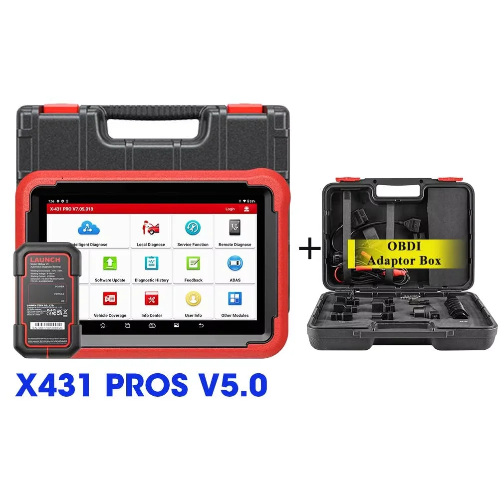 LAUNCH X431 PROS V5.0 Diagnostic Tools OBD2/OBD1 Car Scanner PROS V Diagnostic Tool All System Automotive Tool ECU Coding