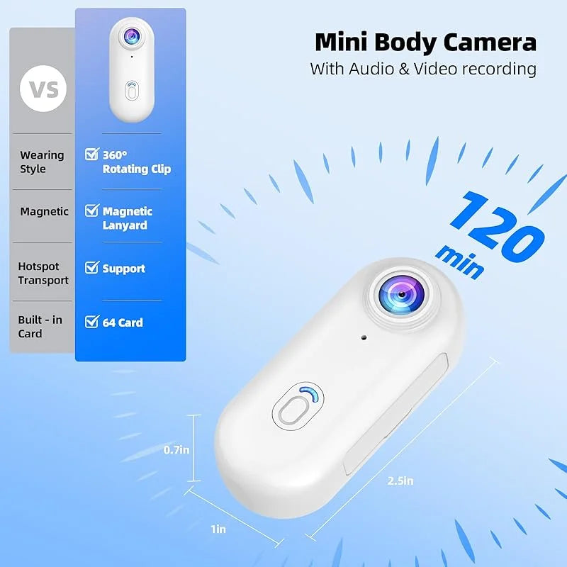 4K Waterproof Mini WiFi Camera - POV Action Cam