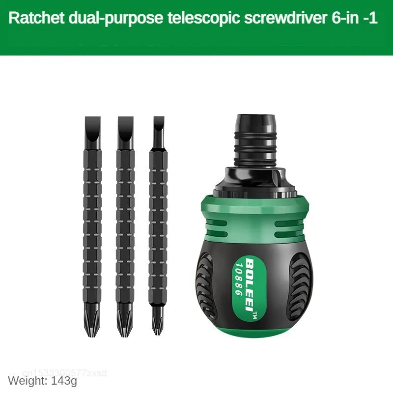 Mijia High Quality Ratchet Screwdriver Set With Multifunctional Adjustable Inner Cross Shaped Triangular Plum Screw Driver Tools