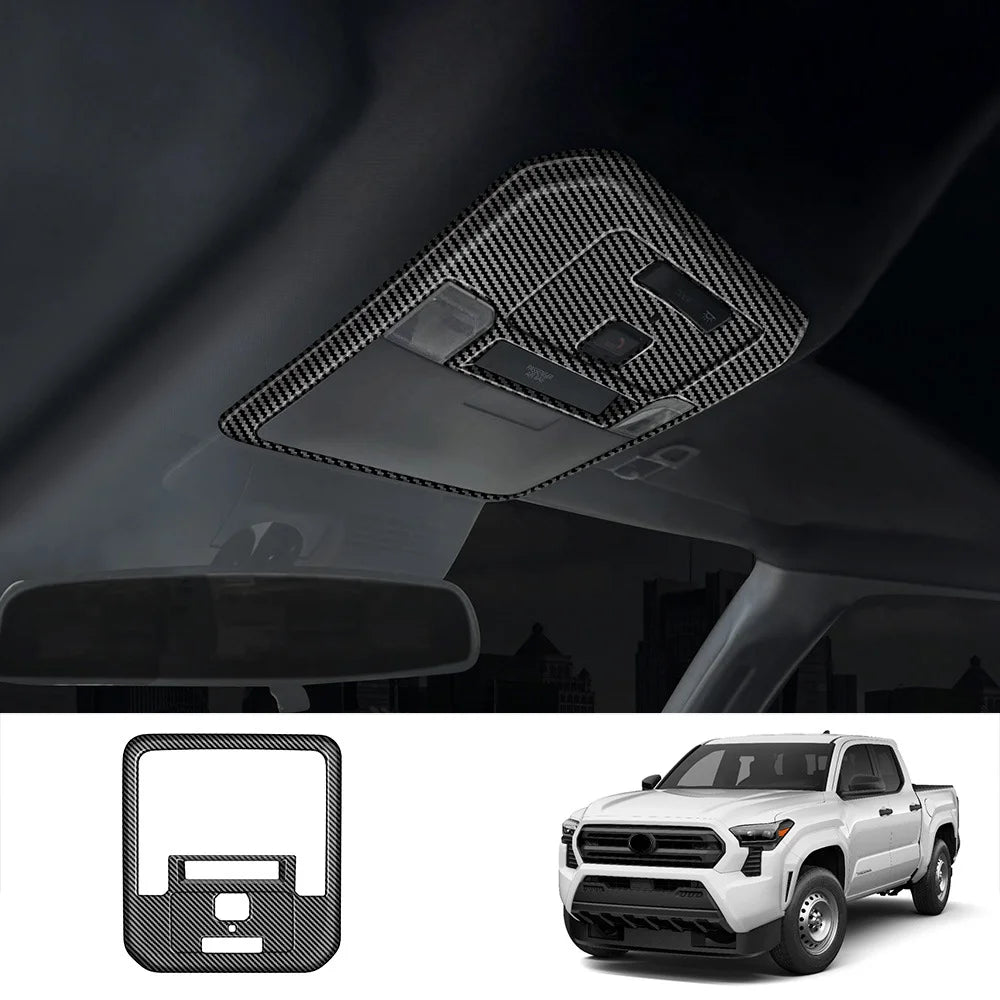 Fit for Toyota Tacoma 2024 2025 Interior Accessories Carbon Fiber Look Car Interior Cover Trim Panel Decoration Sticker