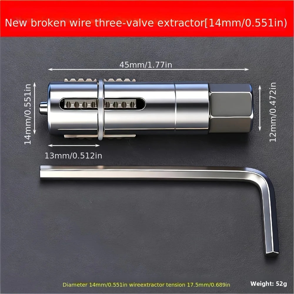 Universal faucet angle valve rewinder, wear-resistant high hardness faucet maintenance tool, adjustable pipeline extractor