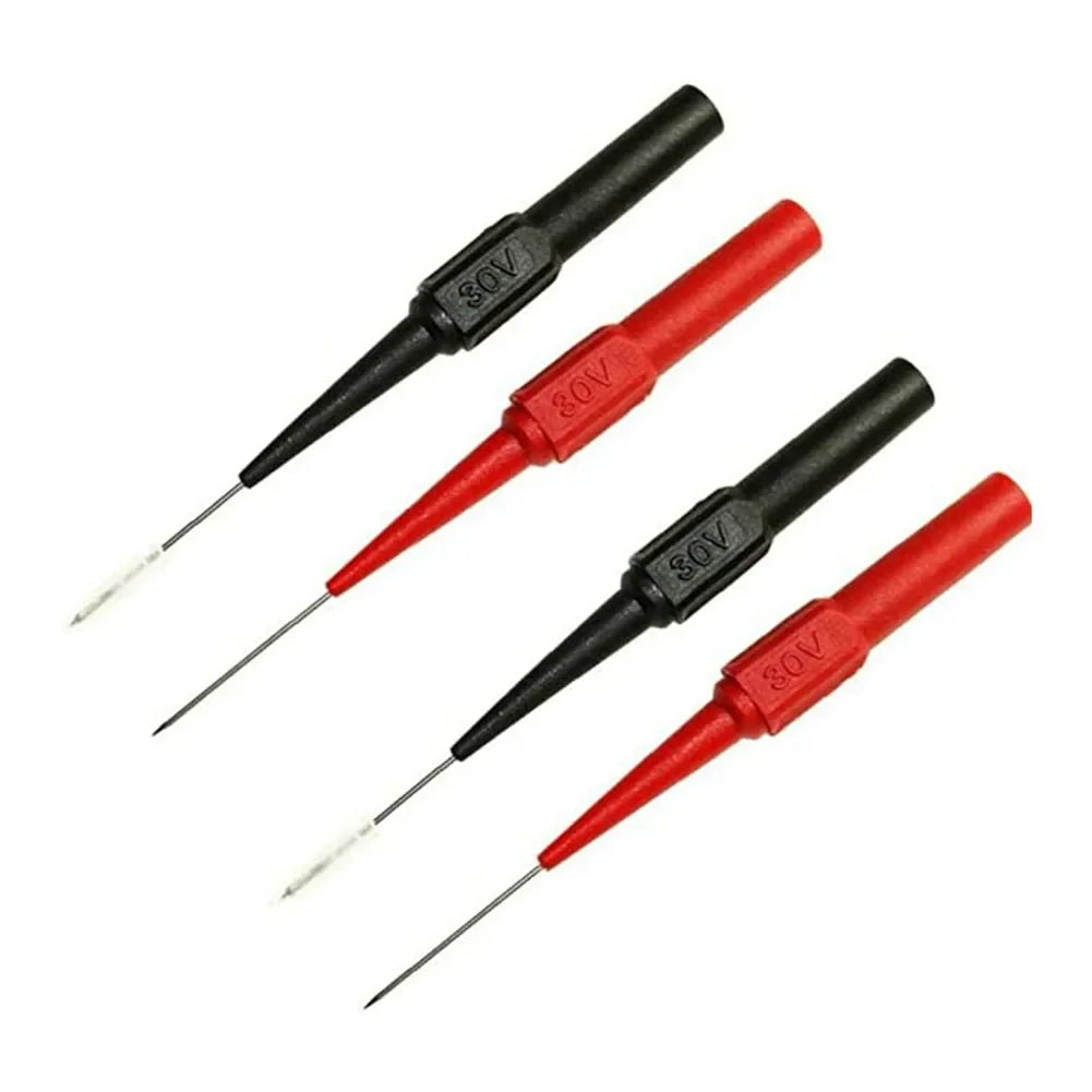 10Pcs Diagnostic Tools Multimeter Test Lead Extention Back Piercing Needle Tip Probes Autotools Automotive Kit Machine 0.7MM