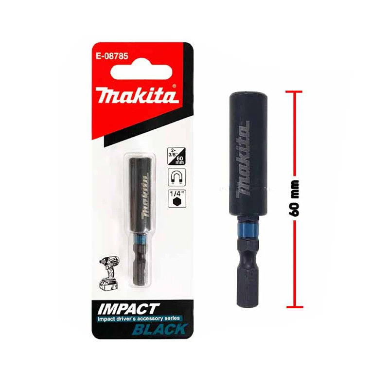 Makita Impact Black Magnetic Sleeve Series Hexagonal Handle Adapter Drill Drive Bit Tool Accessories