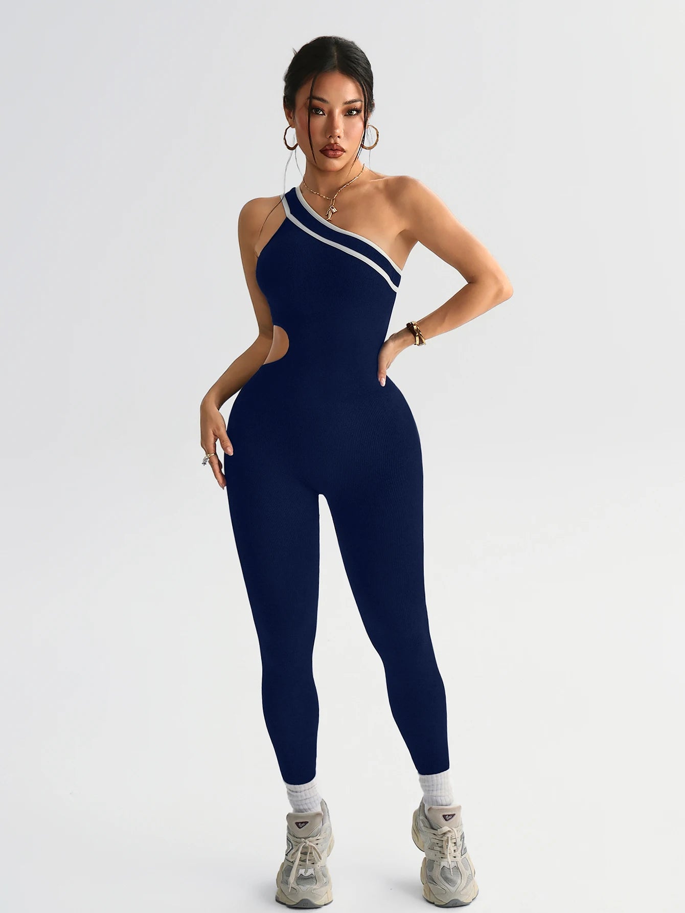 Women's Seamless Tummy Control Yoga Jumpsuit