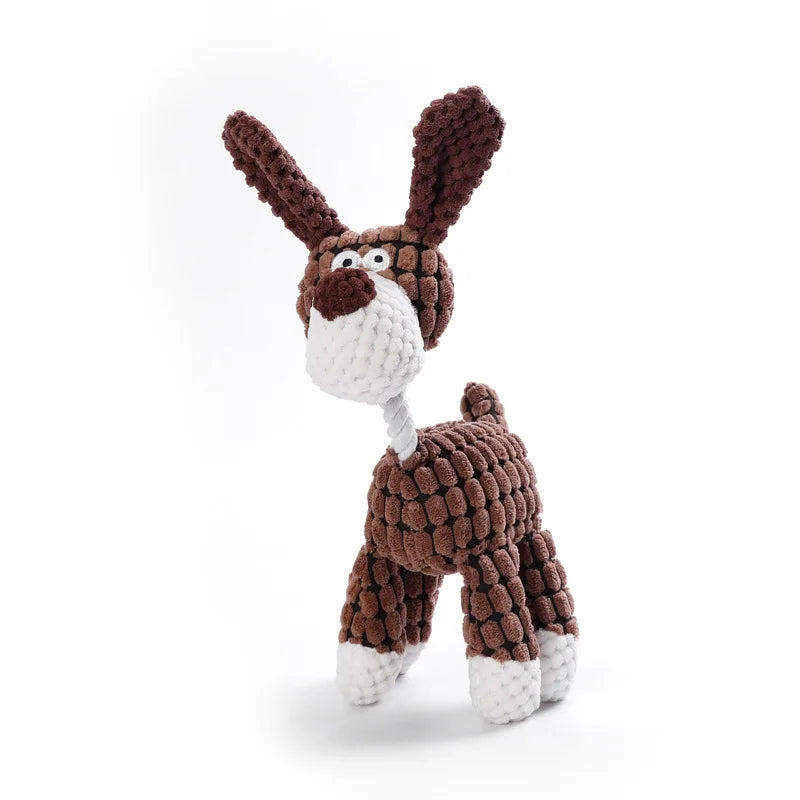 Donkey Plush Dog Toy - Durable Squeaky Toy for Large Dogs – photo 10