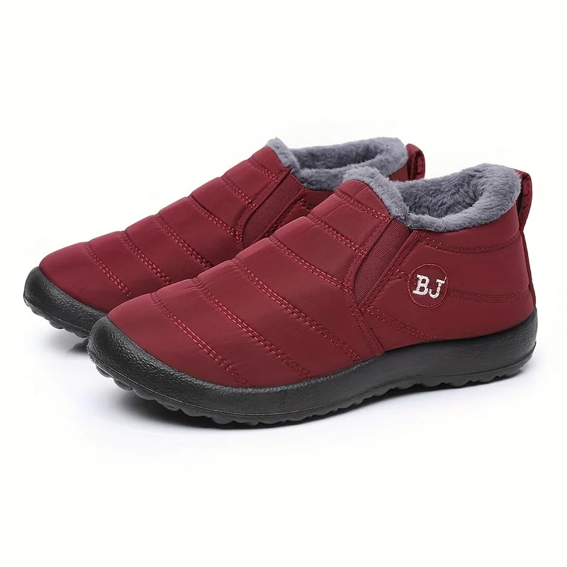 Unisex Round Toe Snow Boots - Thick Sole Insulated Winter Boots - photo 9