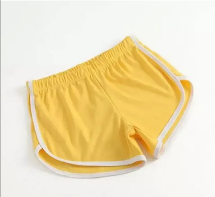 Women's High-Waist Fitness Sports Shorts – Yoga Running Cycling Hot Pants | S–XXXL (12 Colors)