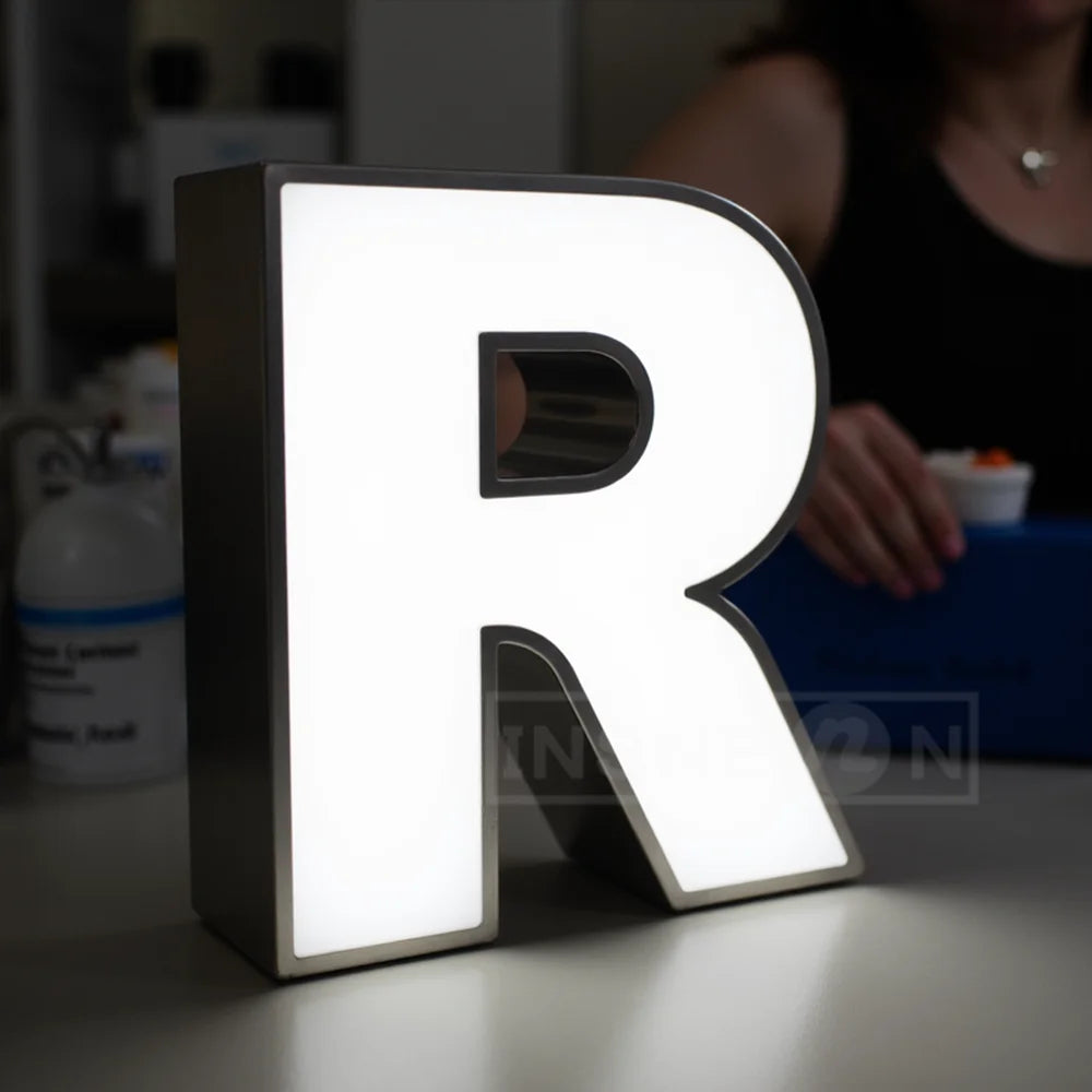 Custom 3D LED Business Sign — Illuminated Metal Letter Logo