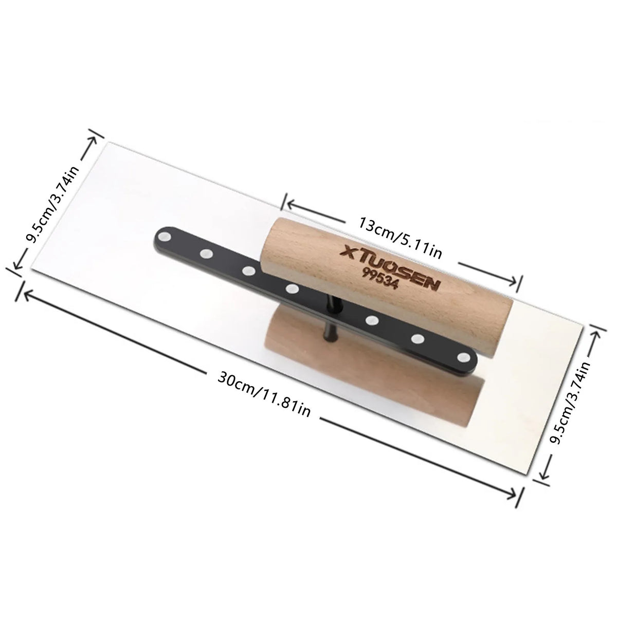 Stainless Steel Bricklaying Trowel, Cement Plastering Scraper
