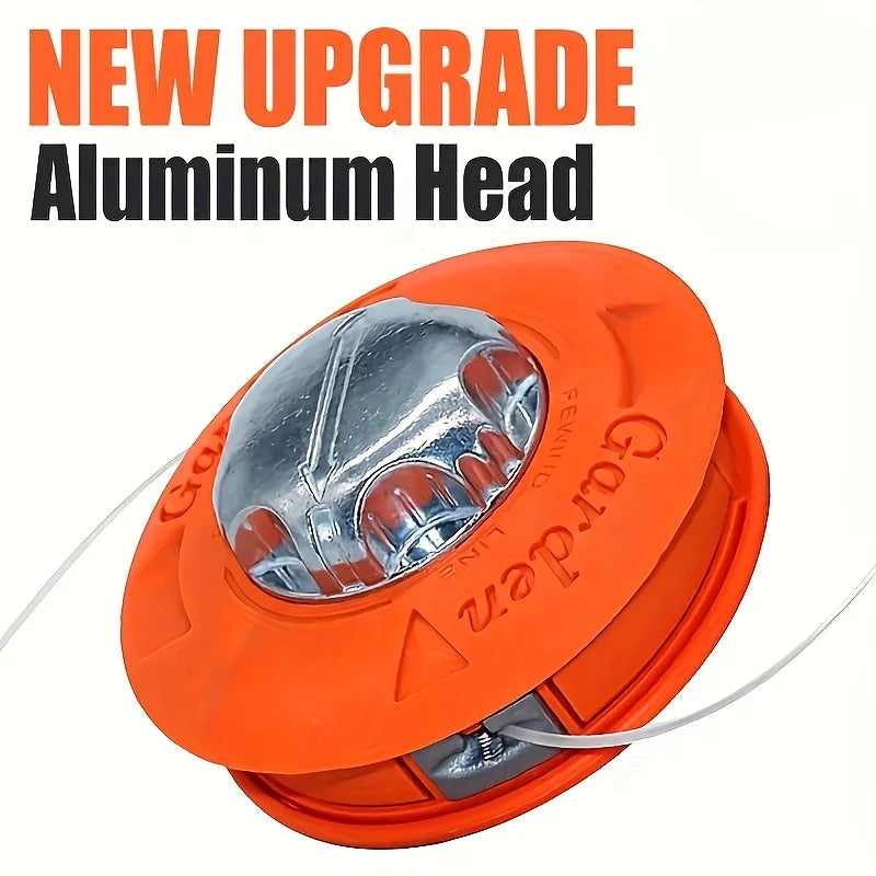 Universal M10 Aluminum Nylon Brush Mower Bump Spool Grass Trimmer 2 Lines Cutter Head Thread Line String Saw Strimmer Garden