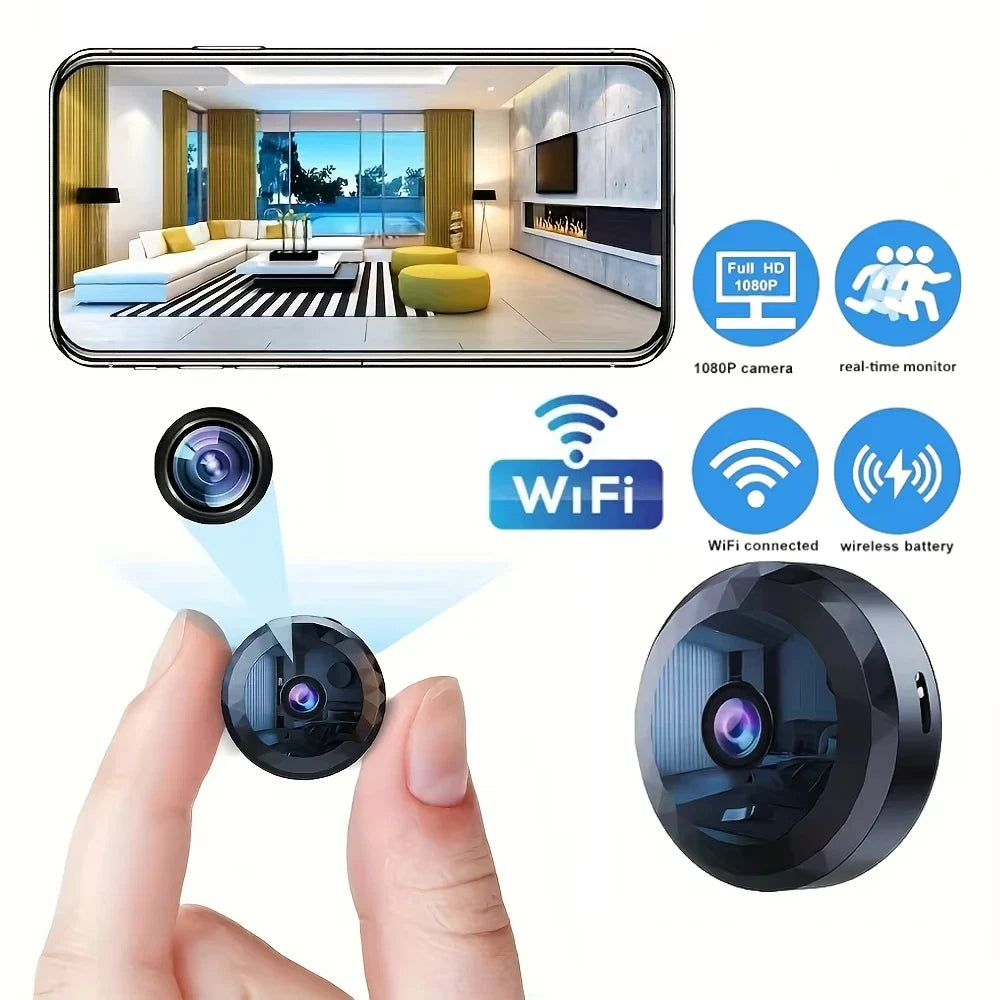 Mini WiFi Security Camera — 1080P Wireless Night Vision Monitor