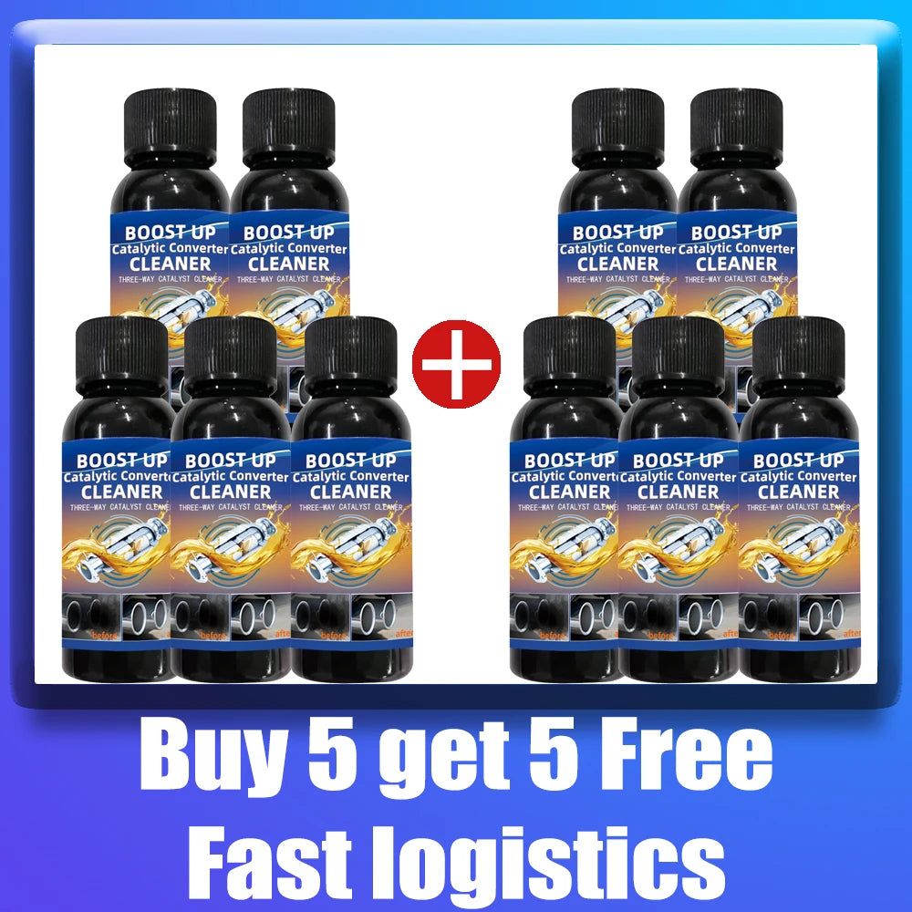 Catalytic Converter & Engine Cleaner – Reduce Emissions, Boost Performance & Clean CSV Accelerators | 30ml (3-Pack)