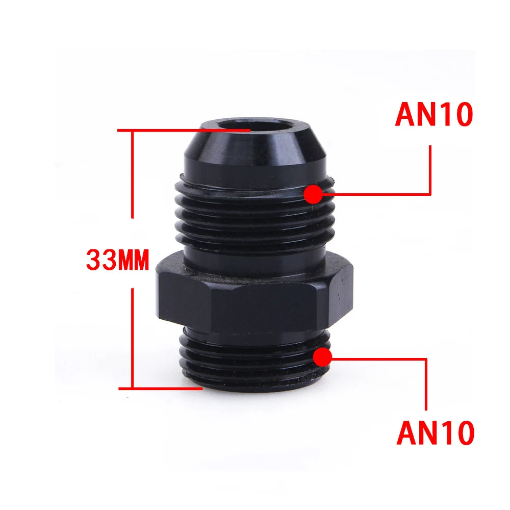 Universal AN6 AN8 AN10 To AN To M14/M16/M18x1.5 Thread Straight Fuel Oil Air Hose Fitting Male Adapter Car Auto Accessories