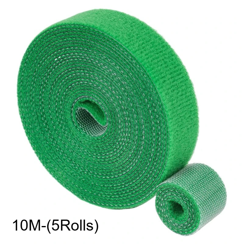 Reusable Garden Plant Ties — Adjustable Hook & Loop Plant Tape