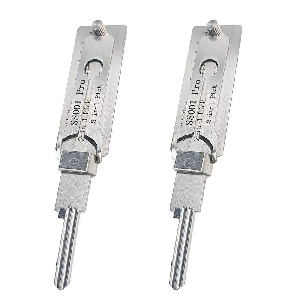 Stainless Steel Precision Tool SS001 Pro O-ring Pickup Kit Hook Tool Maintenance Repair Kit Key Decoder Only for Straight Groove