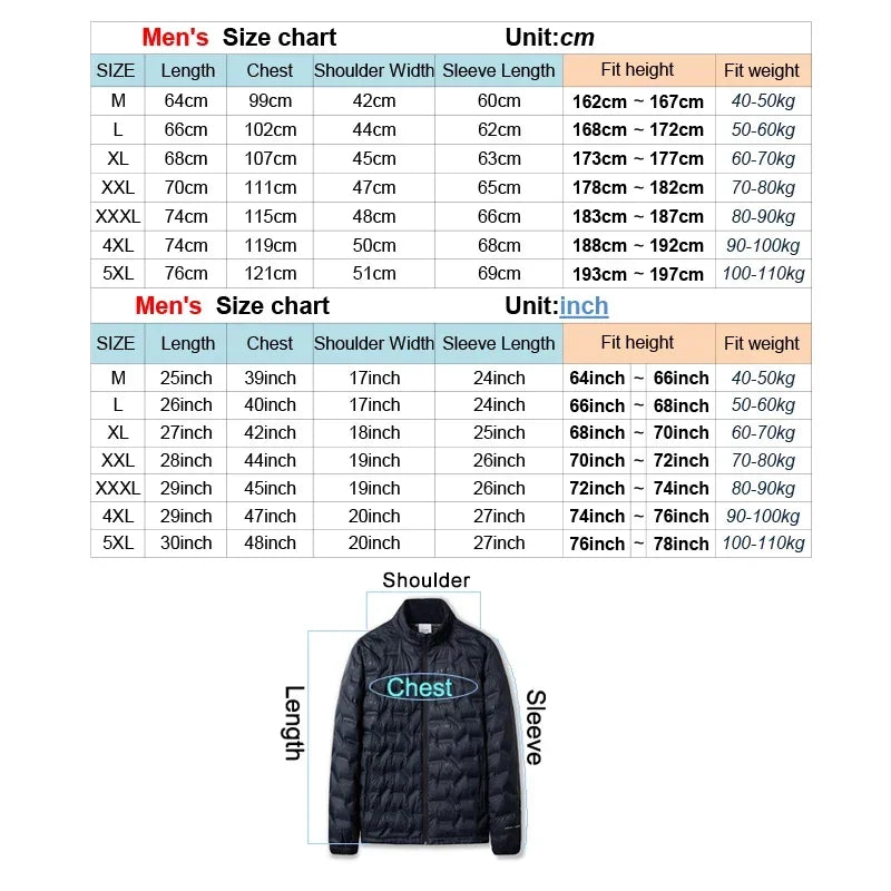 Men's Hooded Outdoor Puffer Jacket - Warm Hiking and Camping Coat - photo 5