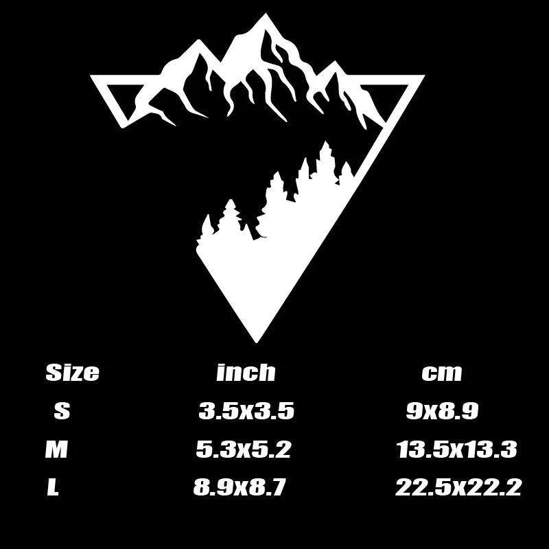 Mountain & Woods Stickers,cool&fashion sticker,High quality for cars trucks motorcycles &laptops!