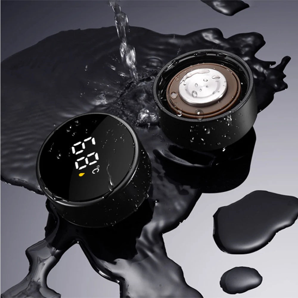 Stainless Steel Car Badge Thermos Mug Leak Proof Thermo Cup Smart Thermos Kettle For Mitsubishi Ralliart Pajero Eclipse Asx L200