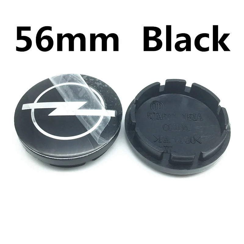 4 Pcs 56mm 59mm 60mm 64mm 68mm Opel Car Wheel Center Hub Caps Logo Badge Emblem Rim Hubcap Dust-proof Cover Auto Accessories