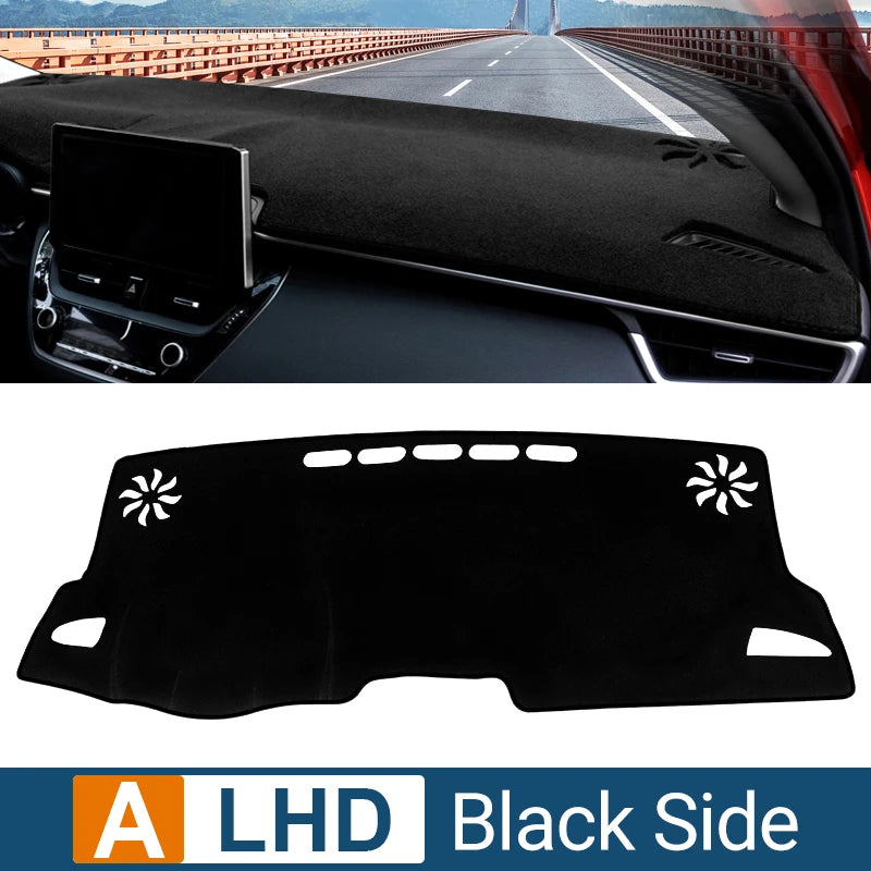 Car Dashboard Cover Avoid Light Pads Anti-UV Non-Slip Mats For Toyota Corolla E210 2019 2020 2021 2022 2023 2024 2025 Hybrid