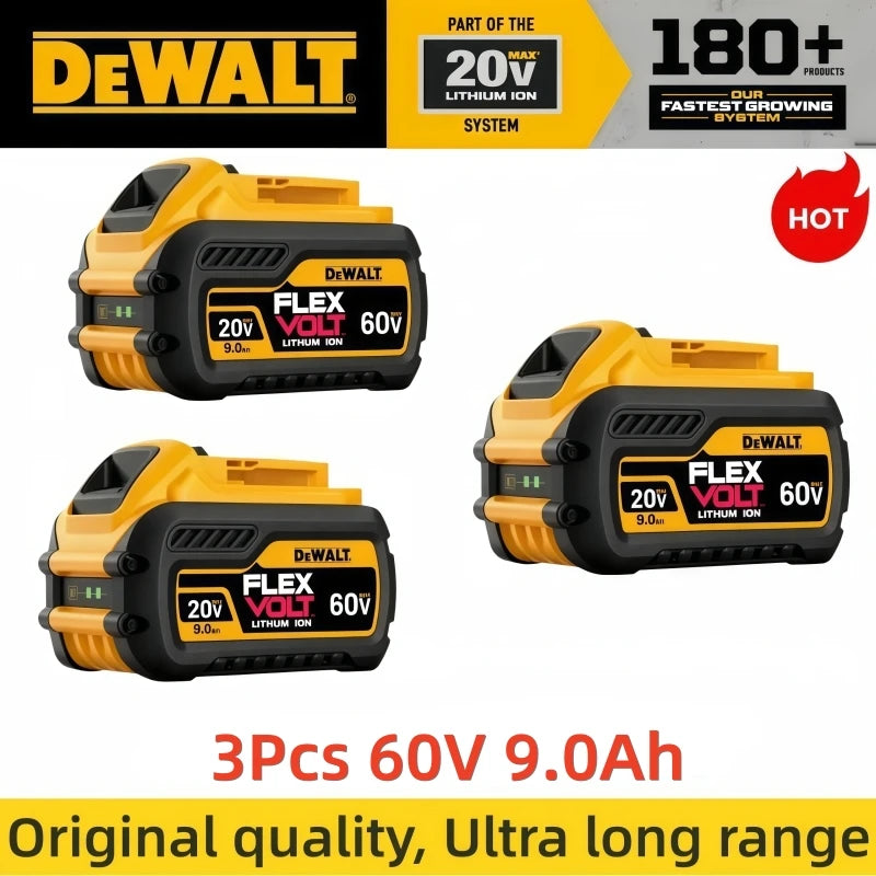 New Dewalt 60V 9.0Ah Battery Compatible with DCB200 DCB204 DCB205 DCF880 DCF885 Impact Drivers.