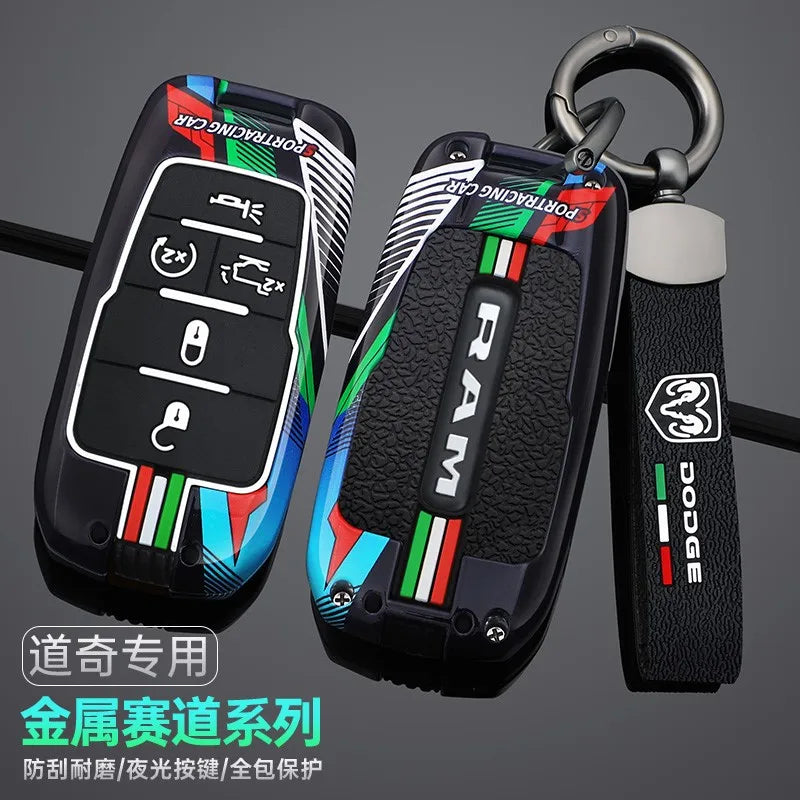 Zinc Alloy Key Fob Case Cover - Dodge RAM 1500-5500, TRX, Rebel