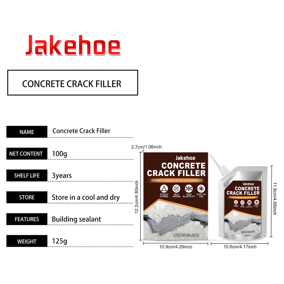 Self-Levelling Concrete Crack Filler and Masonry Gap Sealant - view 7