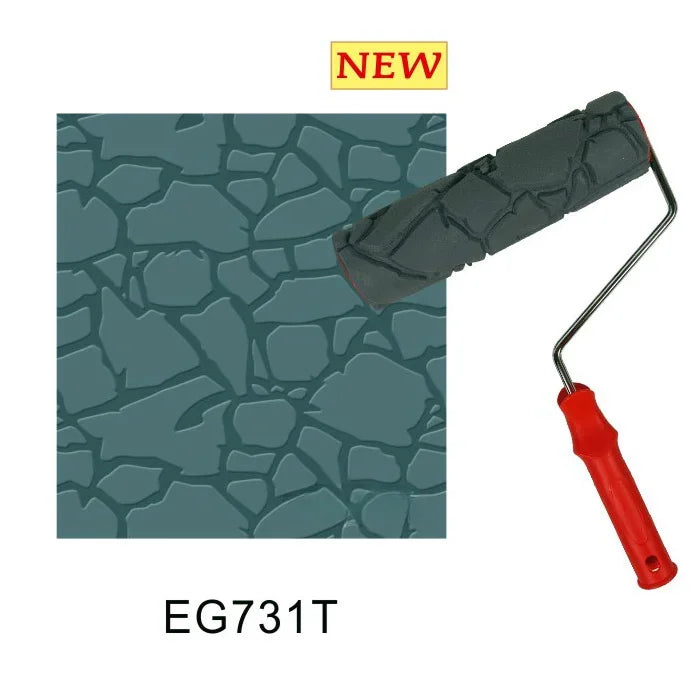 Brick Pattern Embossing Paint Roller, 10 Inch