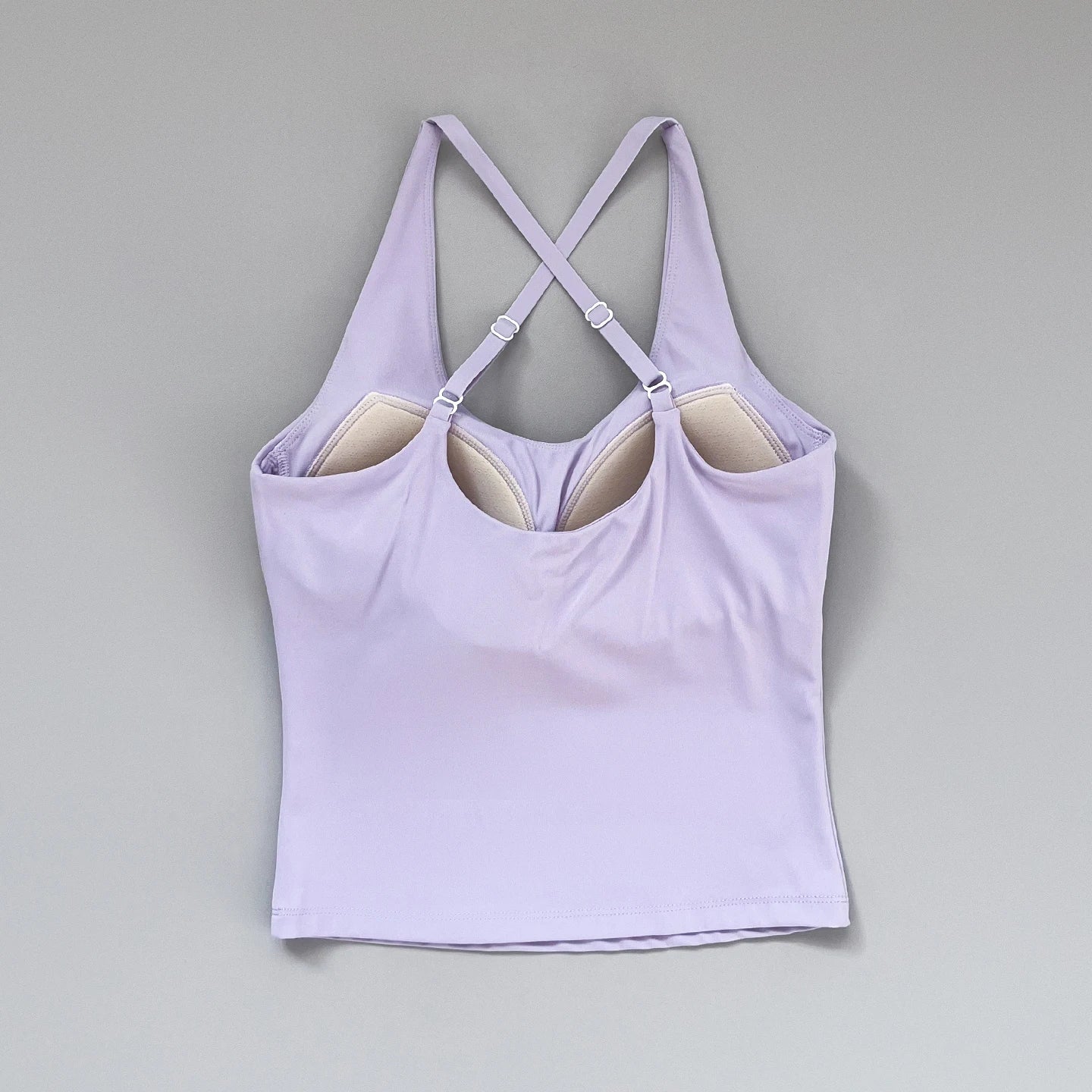 Women's Strappy Sports Bra — Beautiful-Back Padded Yoga Fitness Vest